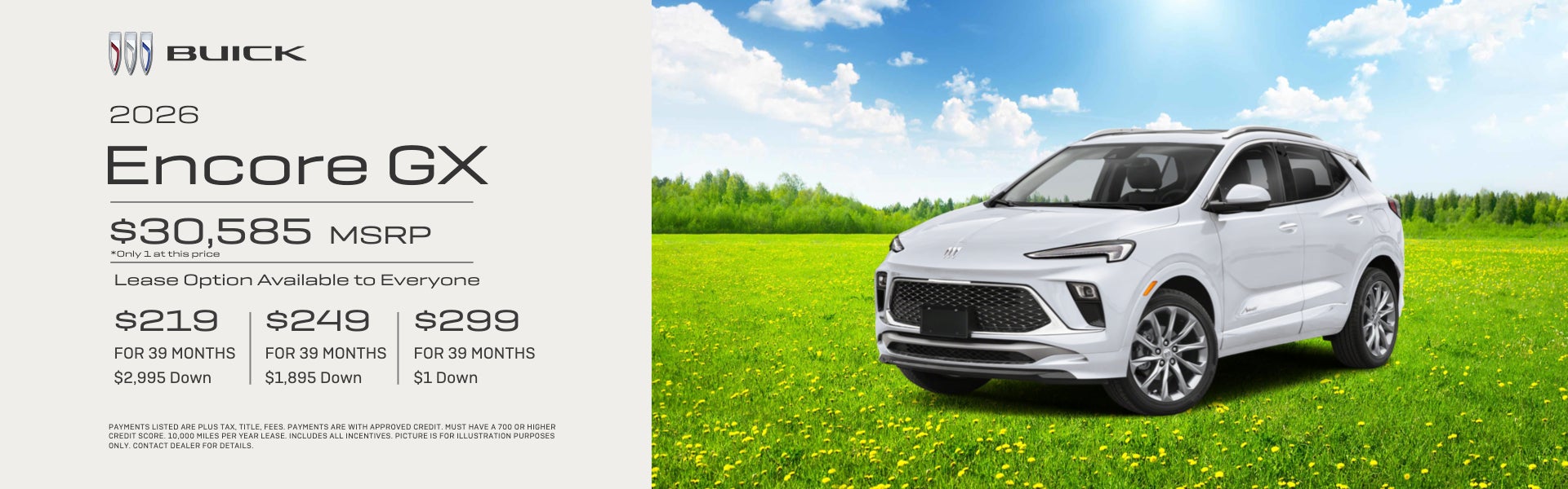 2026 Encore GX Preferred